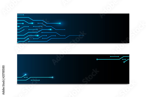 circuit  banner technology design for business.