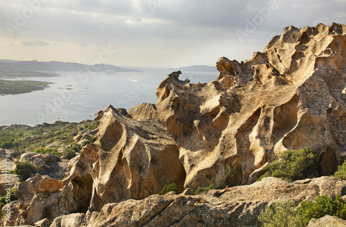 Rocks in Capo d Orso. Sardenia. Italia