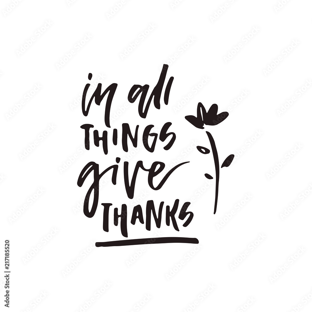 Thanksgiving Vector Lettering Thanksgiving Vector Lettering