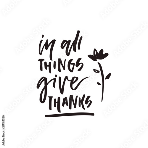 Thanksgiving Vector Lettering