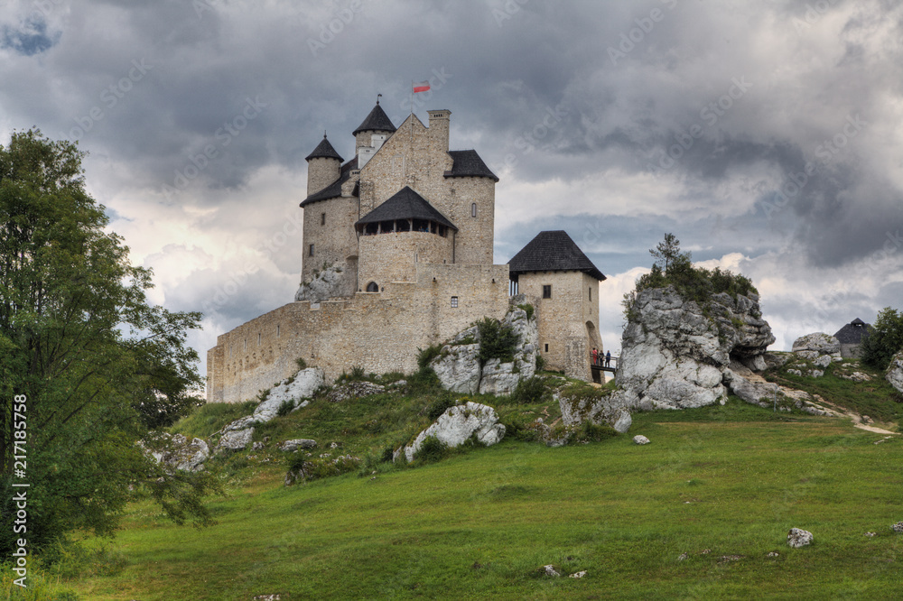 Old medieval castle in Europe