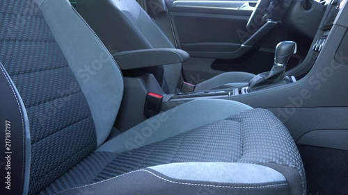 Wallpaper Mural Closeup on a seat in a luxurious car Torontodigital.ca