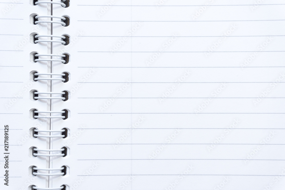 Close up memo notebook paper Close up memo notebook paper