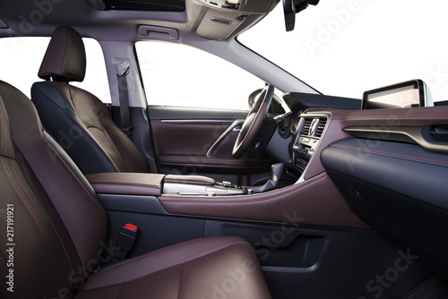 Part of  leather car seat details © gargantiopa