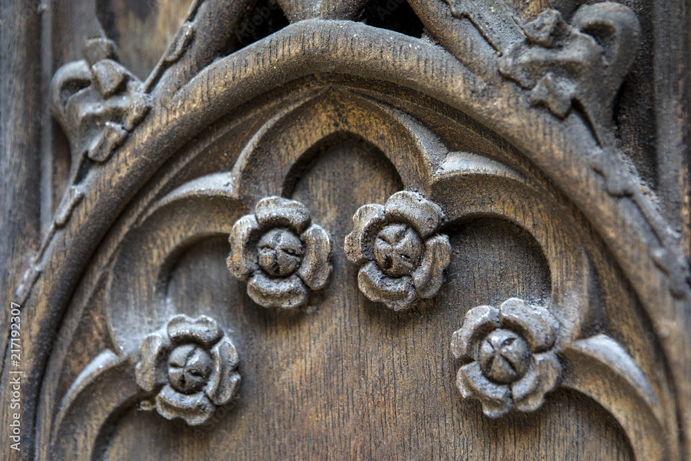 Carvings on the Doors of Coventry Cathedral, UK Carvings on the Doors of Coventry Cathedral, UK