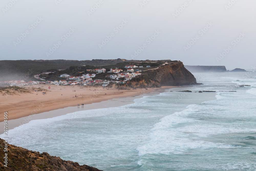 The beach of Monte Clerigo in Aljezur, Portugal