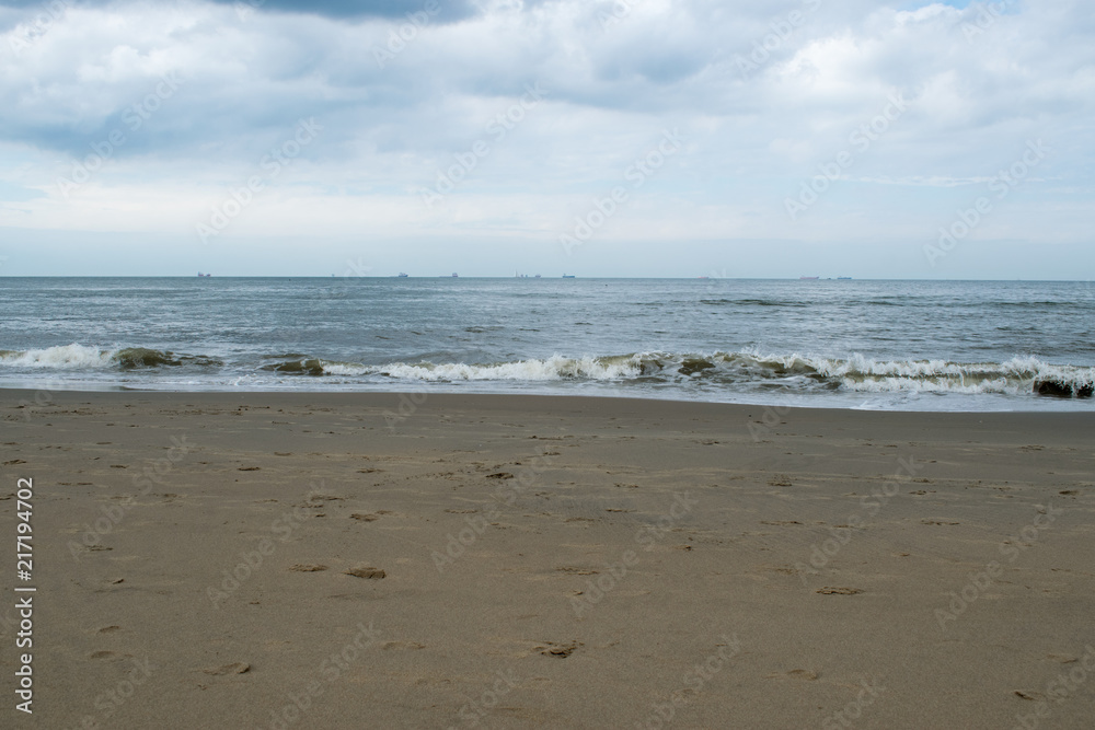 Am Strand in Holland