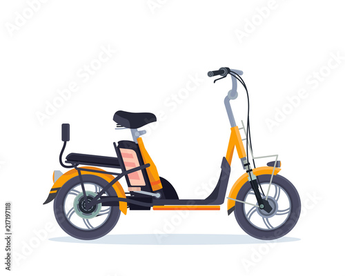 Electric Bicycle Illustration