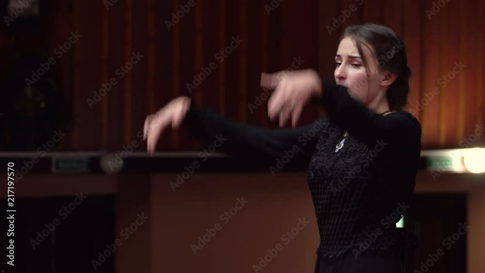 choir conductor during performance choir conductor during performance