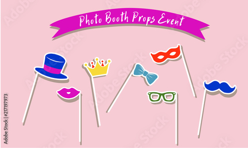 Photo booth props event, Photo booth props for weddings