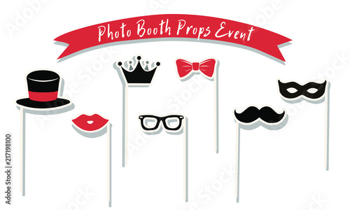 Photo booth props event, Photo booth props for weddings