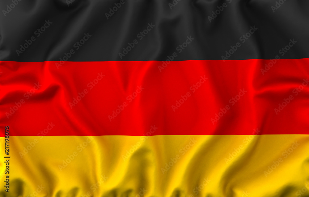 Obraz premium Germany Waving Flag. 3D rendering