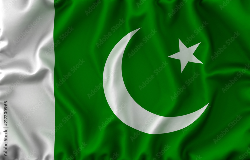 Pakistan Waving Flag. 3D rendering Pakistan Waving Flag. 3D rendering