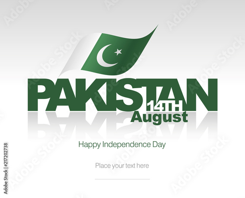 Pakistan Independence Day flag logo icon banner