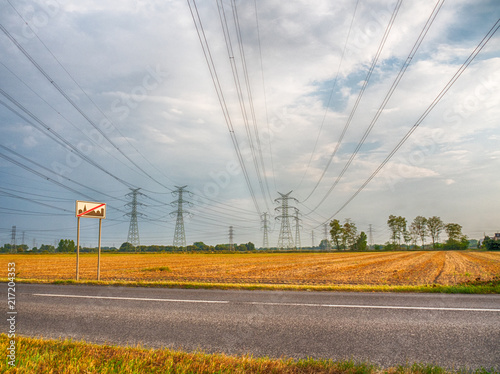 High Voltage Power Lines