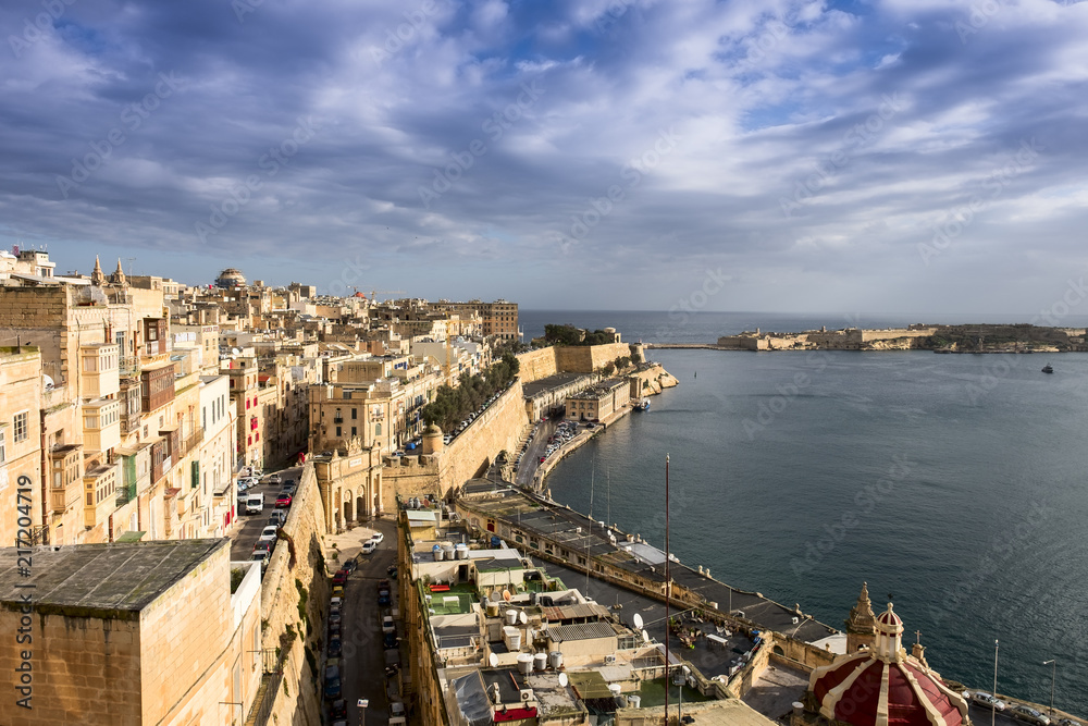 Obraz premium Grand Harbor of Valletta, Malta