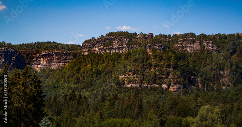 Sandsteinfelsen in der Böhmischen Schweiz photo