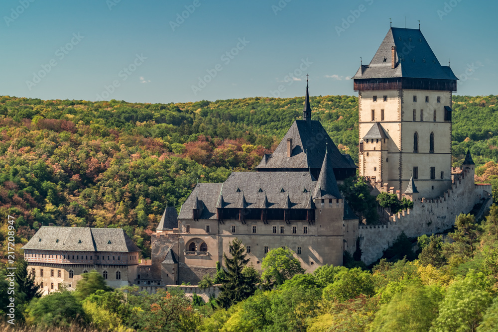 The castle of Karlstein, Czech Republic