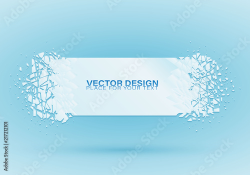 Crystal frozen structure.