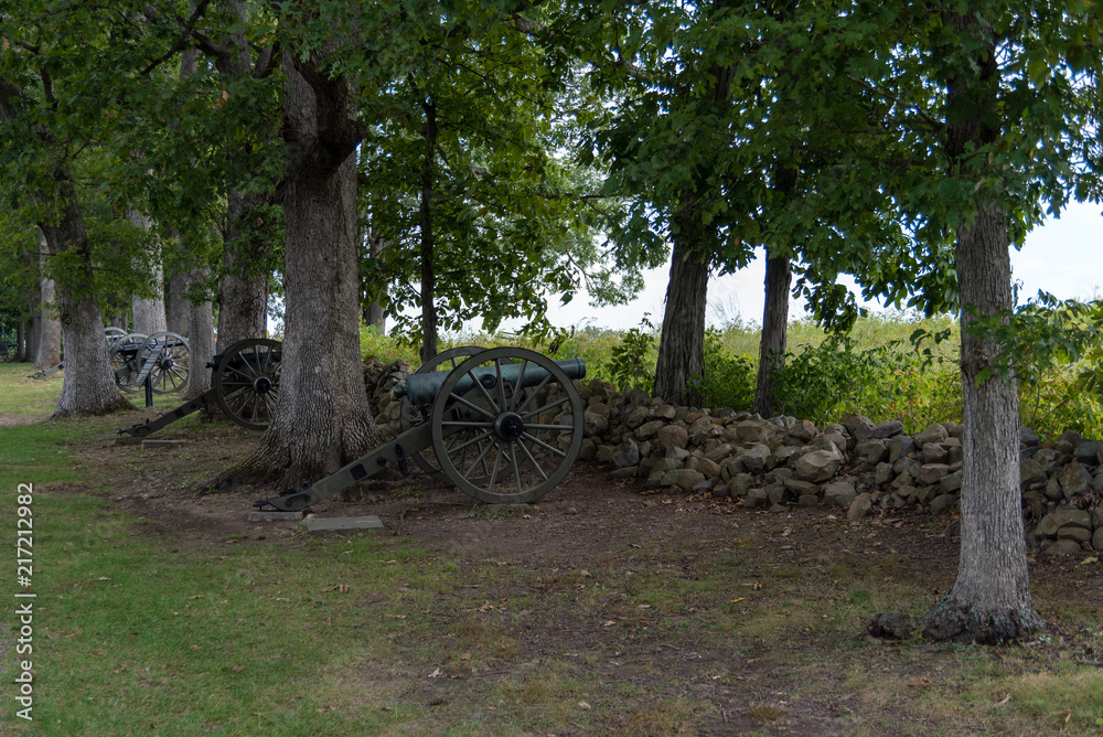 Confederate Artillery Position at Gettysburg Confederate Artillery Position at Gettysburg