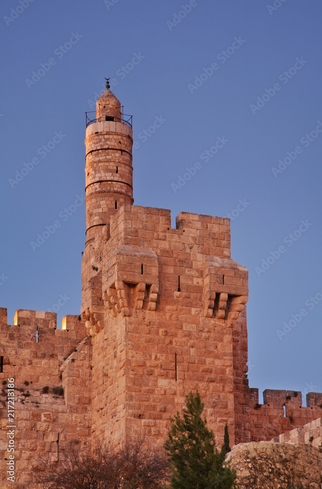 Tower of David in Jerusalem. Israel