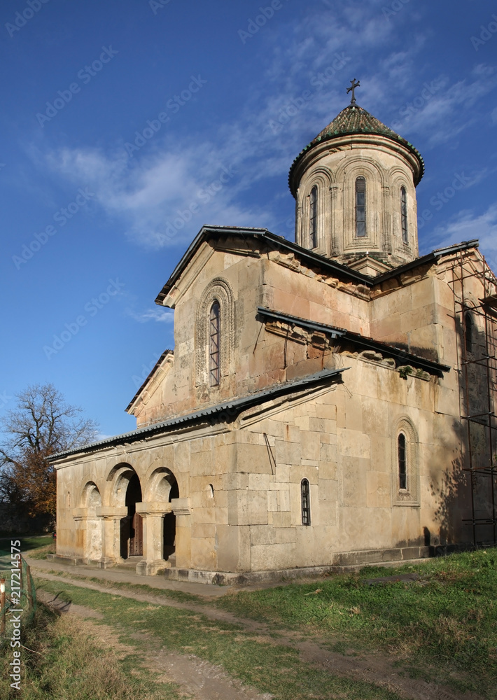 Church of St. George at Gelati Monastery of Theotokos near Kutaisi. Imereti Province. Georgia