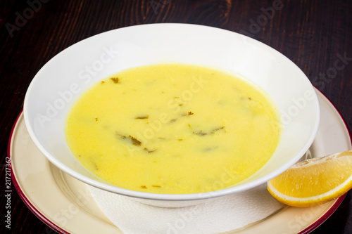 Georgian soup chihirtma