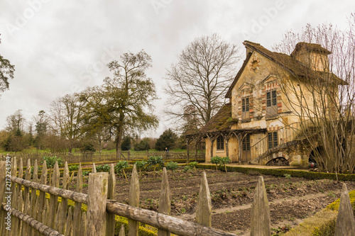 Farmhouse with vegetable garden