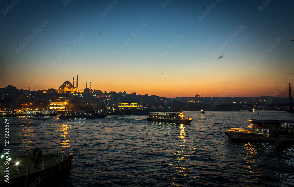 Ship on the Bosporus