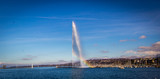 Geneva's fountain on the lake