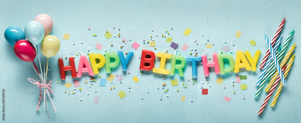 Happy birthday Stock Photo | Adobe Stock