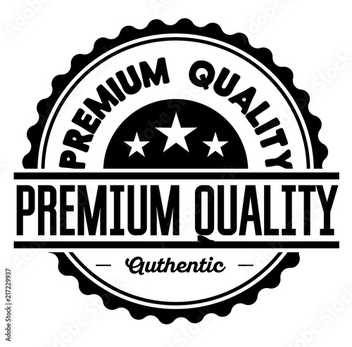 Premium Quality label
