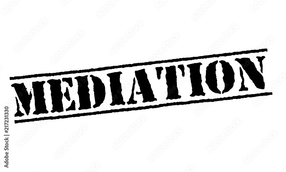 Mediation typographic stamp Mediation typographic stamp