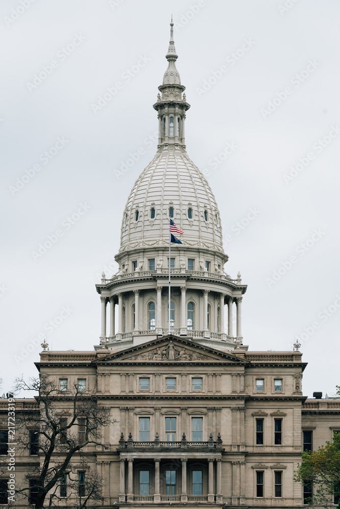The Michigan Capitol Building, in Lansing, Michigan
