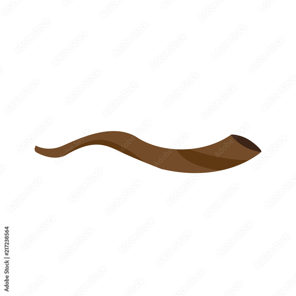 Isolated shofar icon Isolated shofar icon