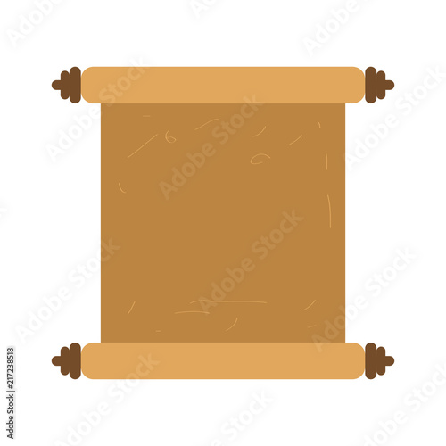 Isolated old parchment icon