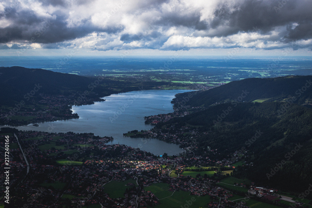 Tegernsee Townview from Wallberg