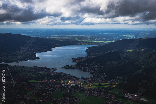 Tegernsee Townview from Wallberg