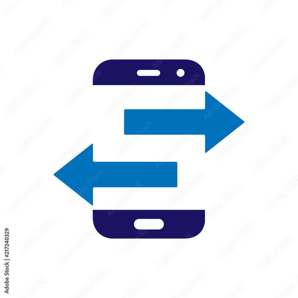S letter smart phone mobile logo icon vector S letter smart phone mobile logo icon vector