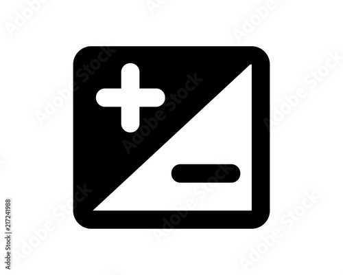 plus minus sign image vector icon logo symbol