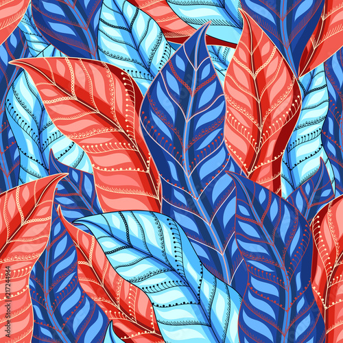 Autumn multicolored pattern