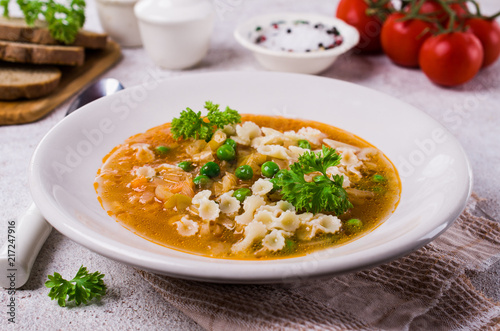 Thick traditional Italian soup