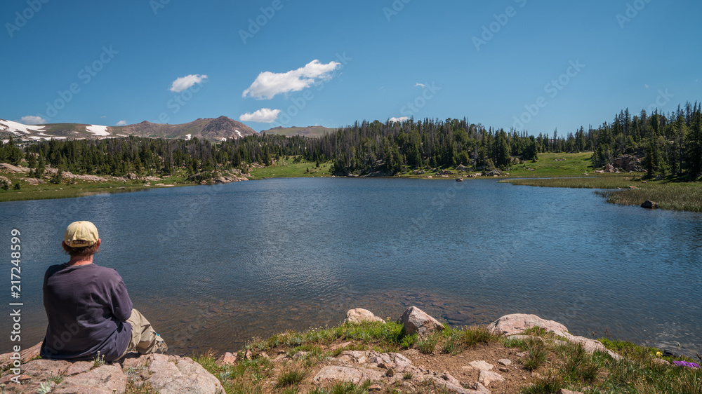 Fototapeta premium Relaxing by the Lake