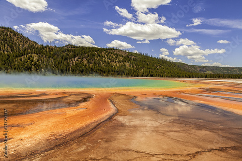 Yellowstone National Park's Grand Prismatic Spring