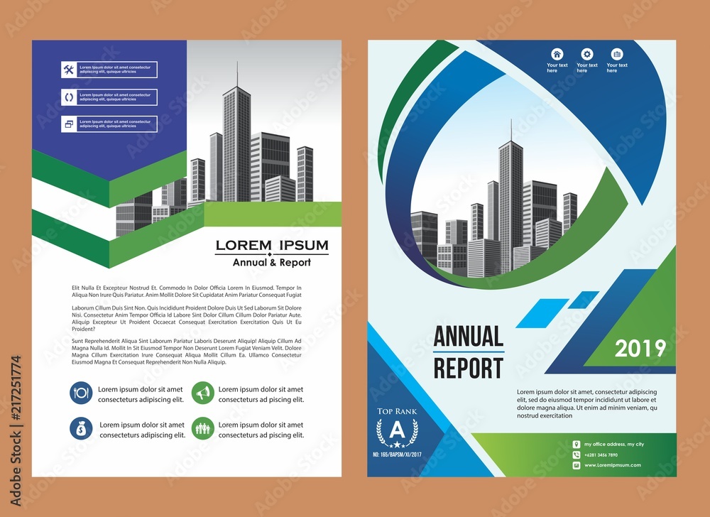 cover, layout, brochure, magazine, catalog for annual report
