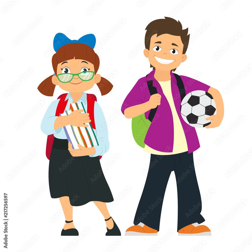 Cute schoolboy isolated on white background. Cute schoolboy isolated on white background.