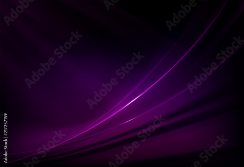 Dark purple background with smooth gentle lines with glitter.