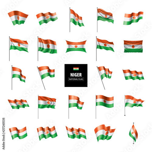 Free Download Niger flag, vector illustration on a white background - GFXLoad