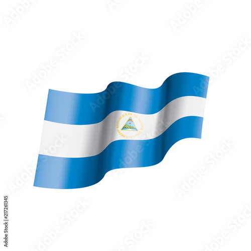 Free Download Nicaragua flag, vector illustration on a white background - GFXLoad