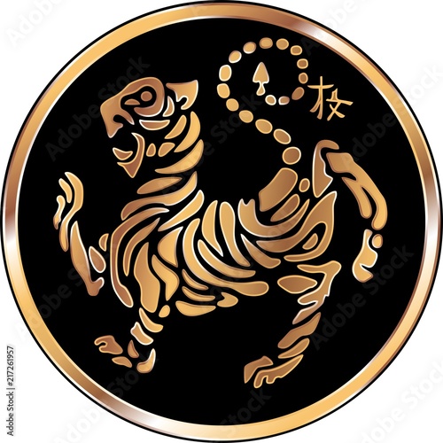 Tigre Karate Shotokan Dourado